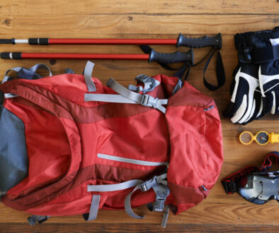 Hiking paraphernalia