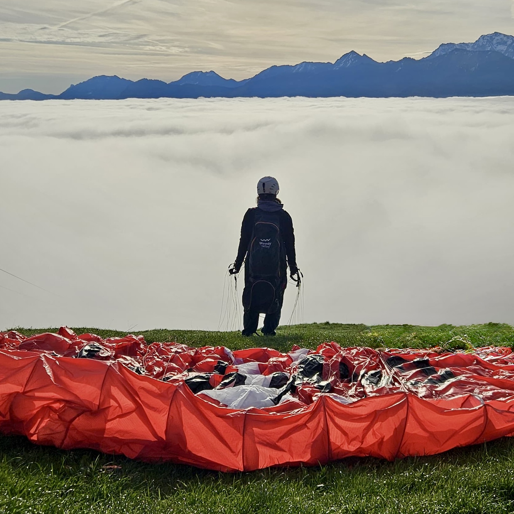 Startplatz über den Wolken